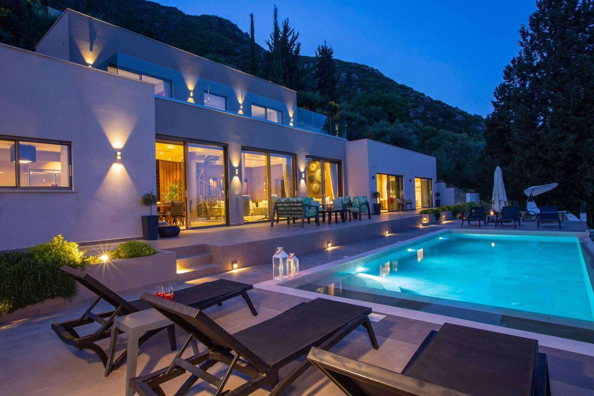 Villa Ino Lefkas Nydri  Ngoại thất bức ảnh
